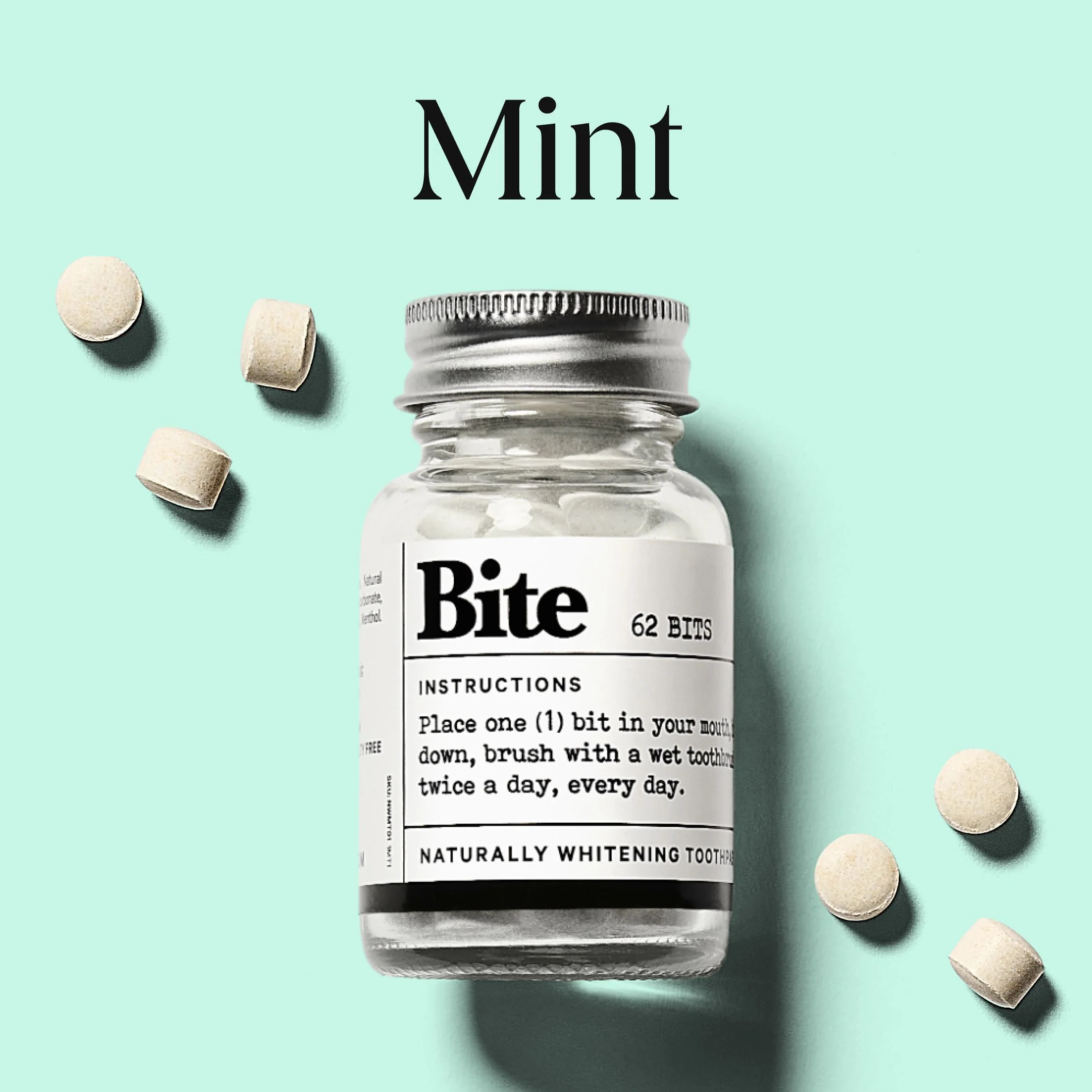 Bite Toothpaste Bits – Natural, Remineralizing, Whitening Toothpaste Tablets with Nano-Hydroxyapatite and Xylitol - As Seen On Shark Tank - Image 11