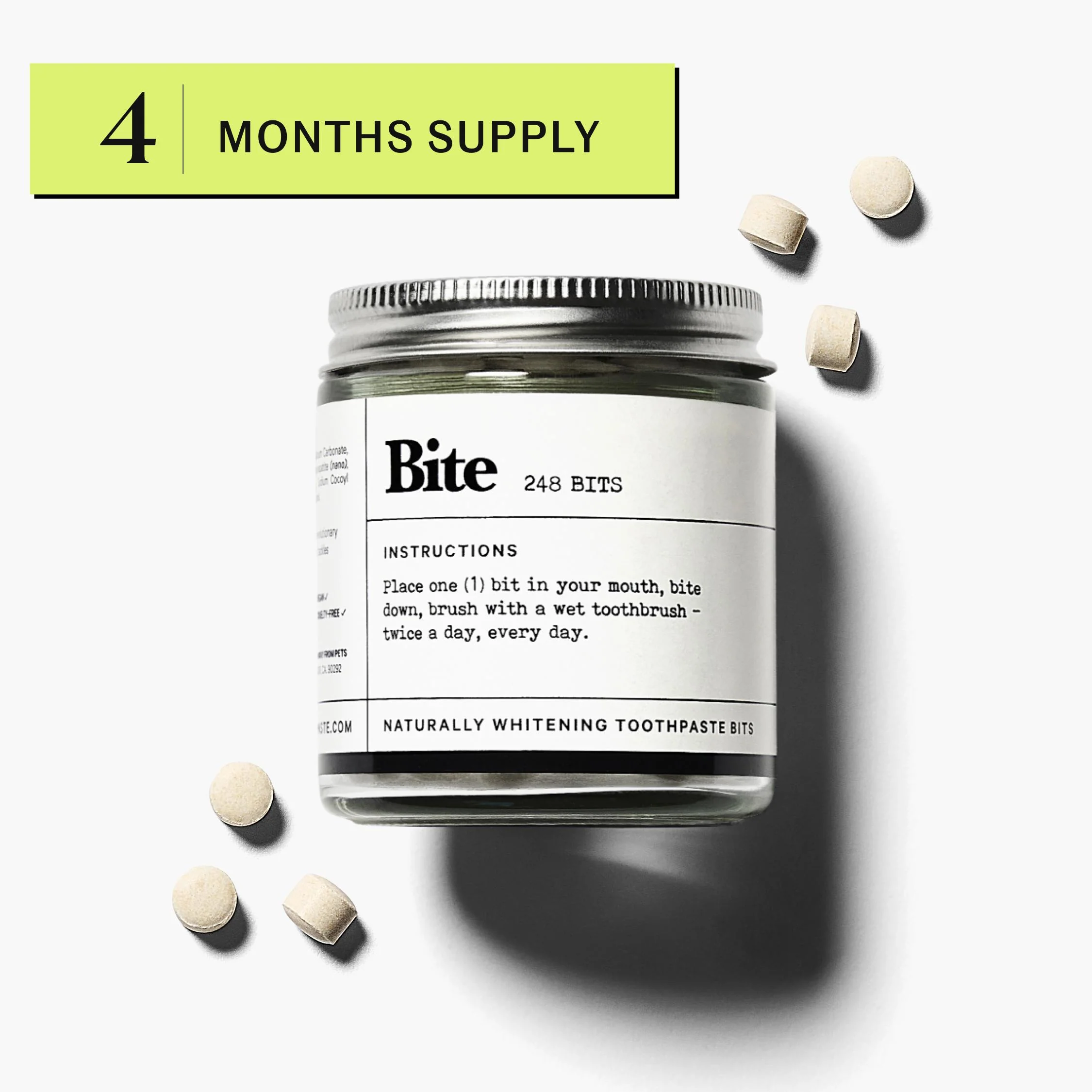 Bite Toothpaste Bits – Natural, Remineralizing, Whitening Toothpaste Tablets with Nano-Hydroxyapatite and Xylitol - As Seen On Shark Tank - Image 16