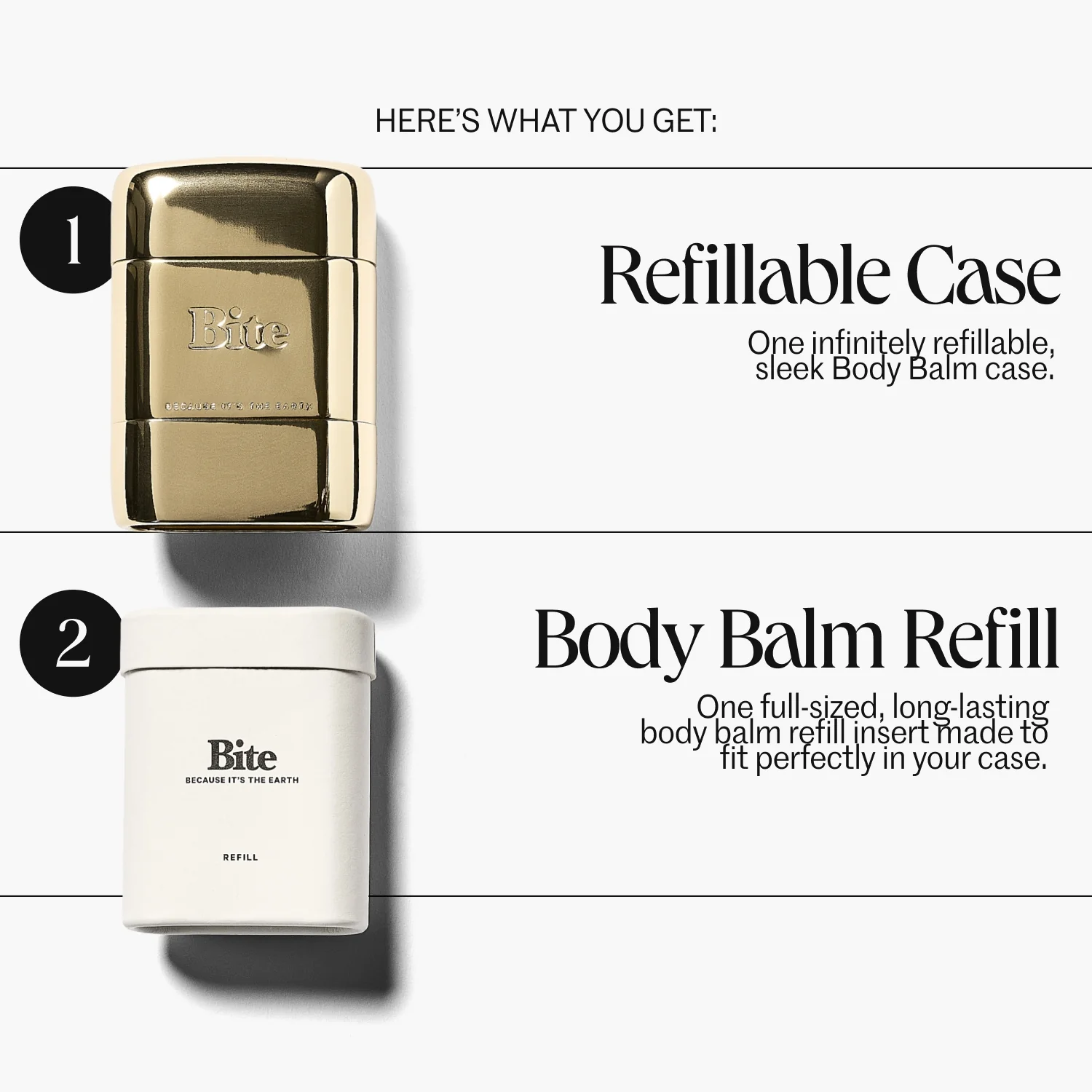 Body Balm Kit by Bite - Non-Greasy, Ultra Hydrating Formula With Squalane and Hyaluronic Acid - Image 3