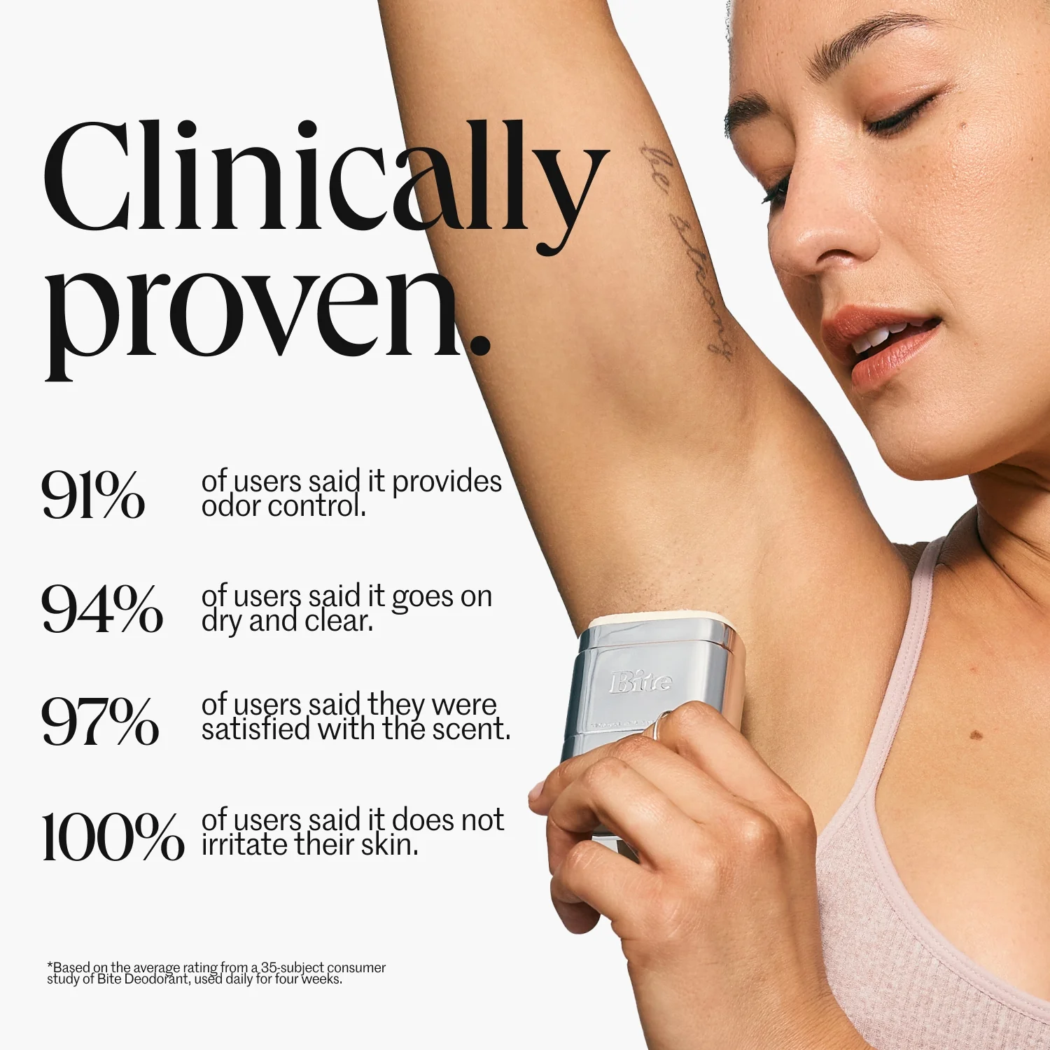 Neroli Natural Deodorant by Bite - Clinically Proven Odor Control, Long-Lasting, Refillable - Image 2