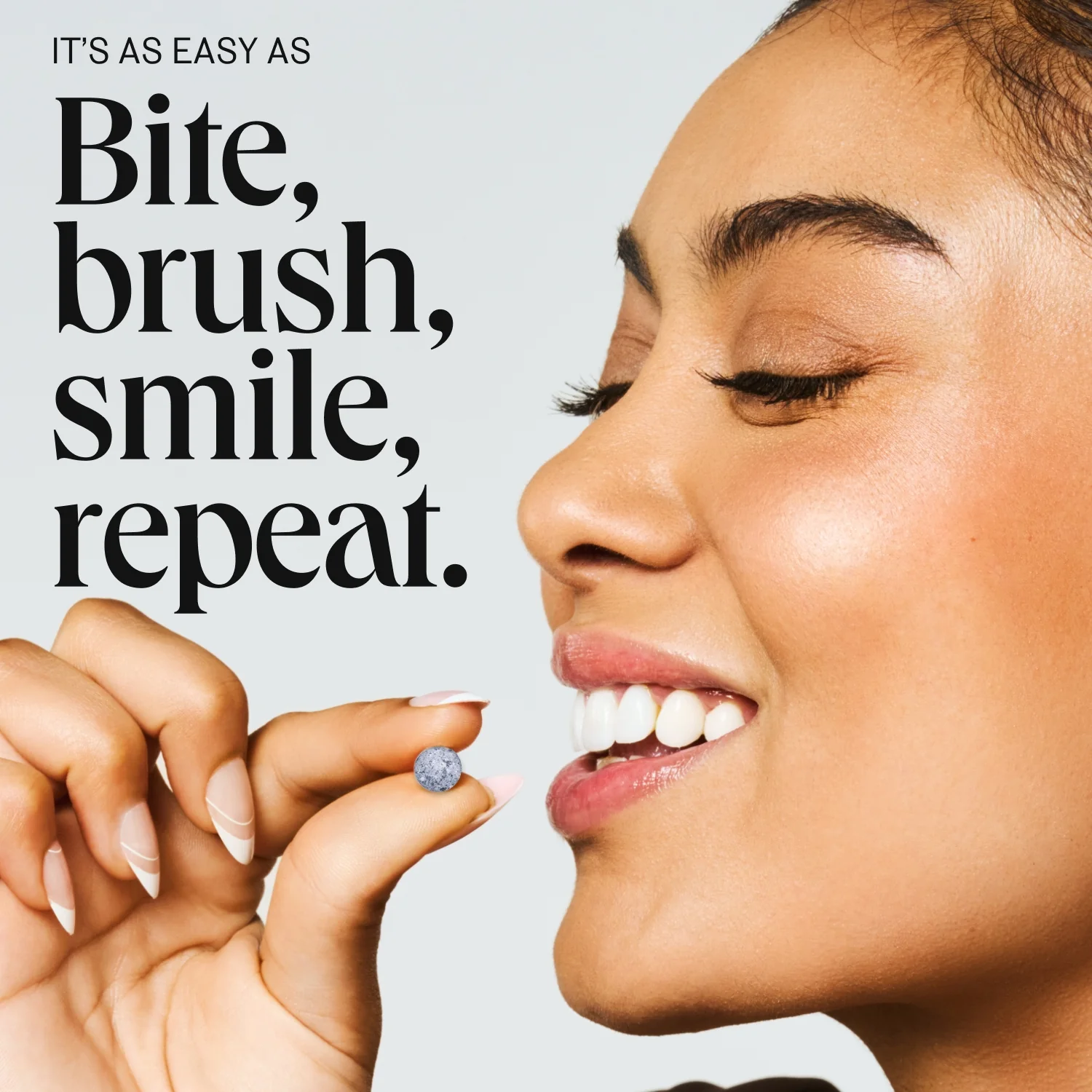 The Day to Night Teeth Brightening Kit - Whiter Teeth in 3 Days with Bite Toothpaste Bits in Mint and Mint Charcoal, Comes with Free Bamboo Toothbrush - Image 5